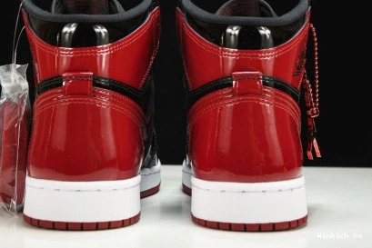 AIR JORDAN HIGH OG 1 “BRED PATENT” 1117